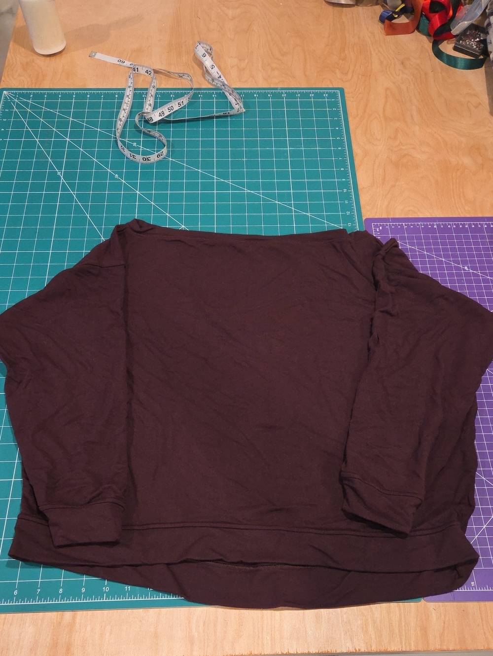 Lululemon BeCalm Oversized Boatneck Long-Sleeve Shirt - Black Plum - Med